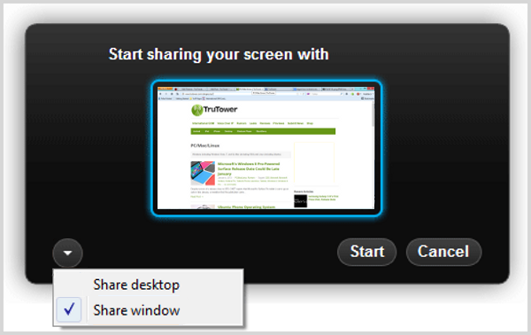 how to screen share on skype mac