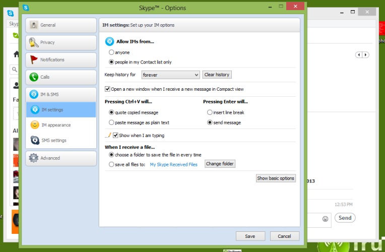 where does skype download files where does skype download files