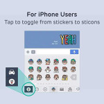 Sticons, iPhone, Apple smart device