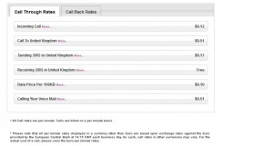 Maxroam Rates United Kingdom