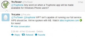 Tru App, iPhone, Android, Windows Phone