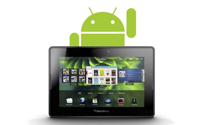 BlackBerry PlayBook 20, Android Pirate Applications, Research in Motion