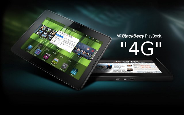 4G PlayBook, RIM BlackBerry, LTE Tablet