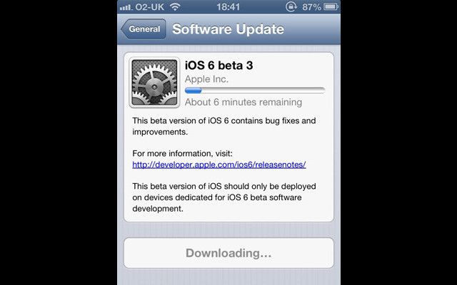 Apple iOS 6 Beta 3, iOS Development, Developer Access