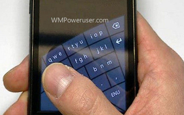 Windows Phone 8 Curvy Keyboard, Curved Keyboard, WP8 Typing