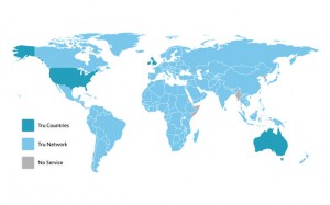 Truphone GSM, Tru SIM Coverage, International Roaming Coverage