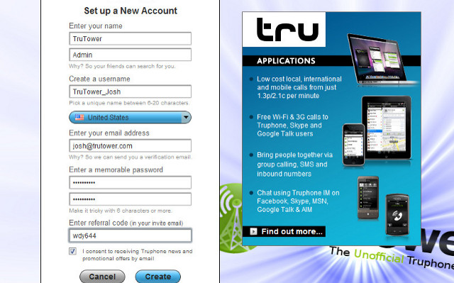 Tru VoIP, Truphone desktop app, Computer VoIP Application