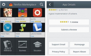 Mozilla Firefox Marketplace, Aurora Browser for Android, Android Internet Browsing