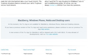 Truphone VoIP BlackBerry, iPhone Voice Over IP, iPad Apps