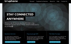 Truphone Website, Tru SIM and Tru VoIP App, Business International Roaming