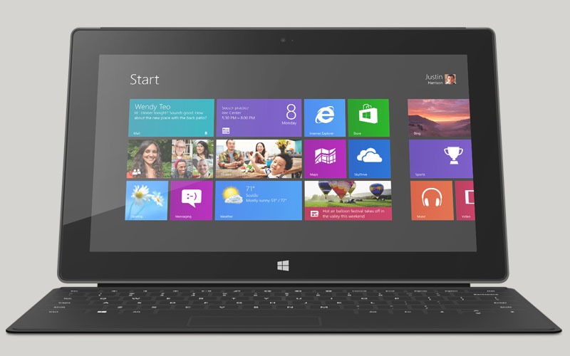 Windows 8 Pro Surface, Surface RT, Microsoft Modern UI