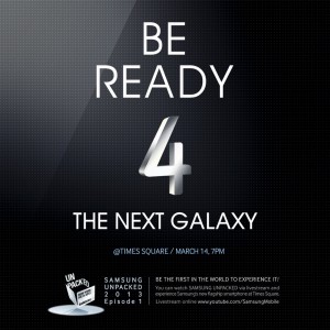 Samsung Unpacked 2013, Samsung Galaxy S IV, Galaxy S 4