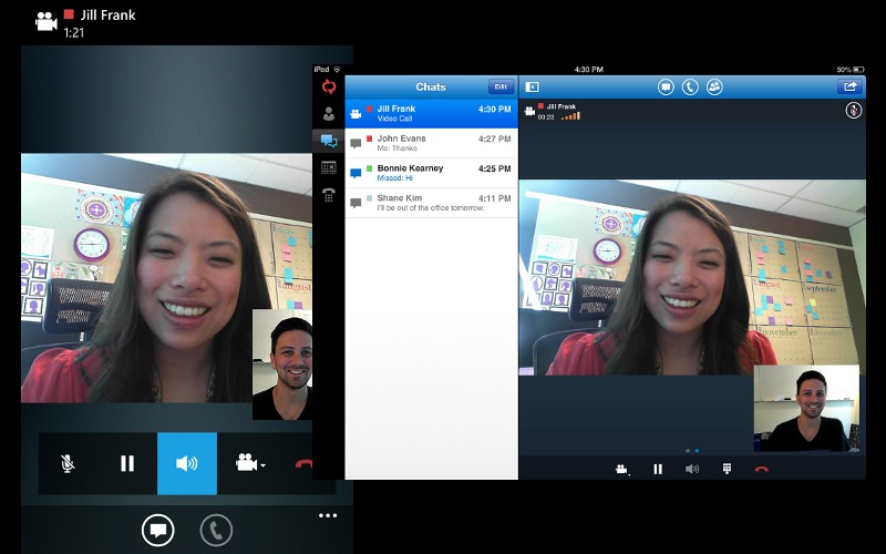 Microsoft Lync, Lync 2013 mobile app, VoIP and Messaging