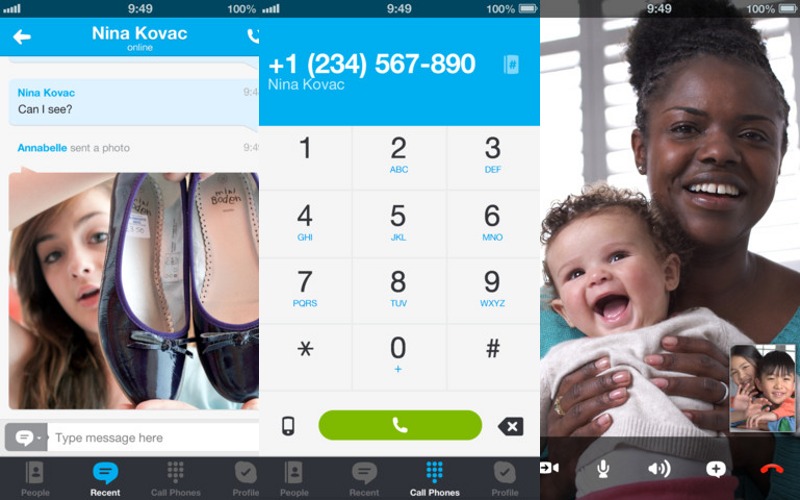 Skype for iPhone, VoIP for iPad, Calling for Apple iPod Touch