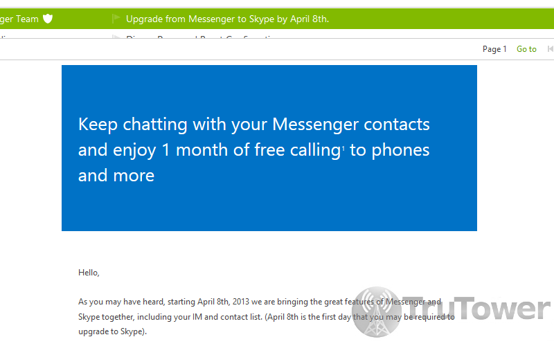 MSN Messenger, Windows Live Messenger, Skype