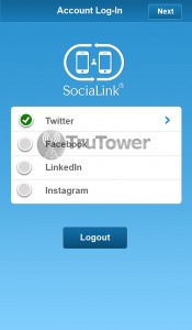 iOS Social Networking Apps, Account Login, iOS App Screenshot