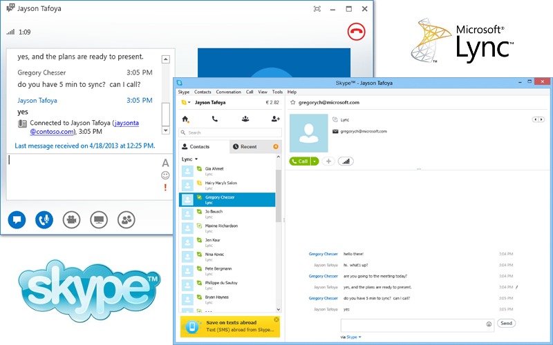 Microsoft Lync, Skype, Ecosystem integration