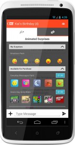 Tango Surprises, Android apps, Messaging applications