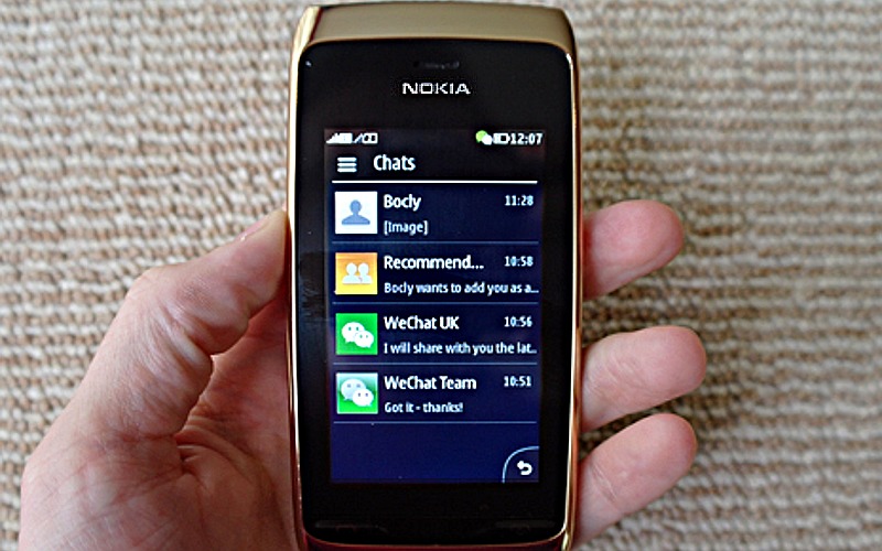 WeChat, Asha Touch, Nokia