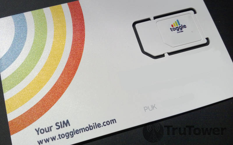 Toggle Mobile, SIM Card, International Roaming Service