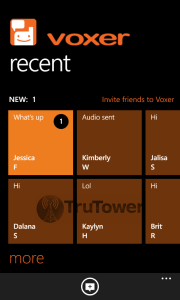 Voxer New Message, start new chat, cross platform chat