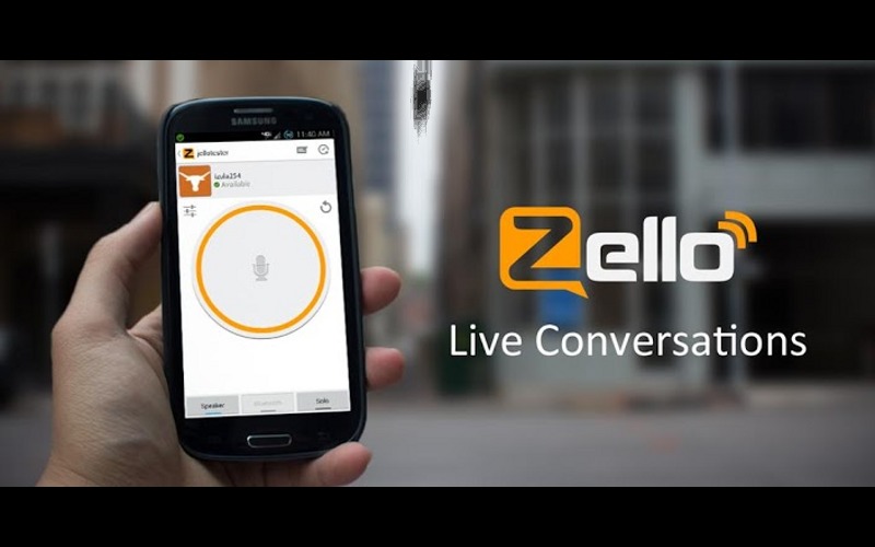 Zello PTT, Push to talk, Walkie talkie