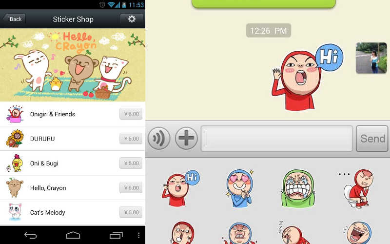 WeChat, WeChat Stickers, WeChat for Android
