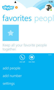 Skype, Skype for WP8, Add friends to Skype