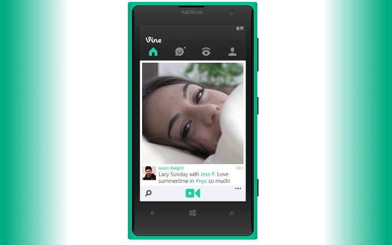 Vine, Vine for WP8, Windows Phone 8 video