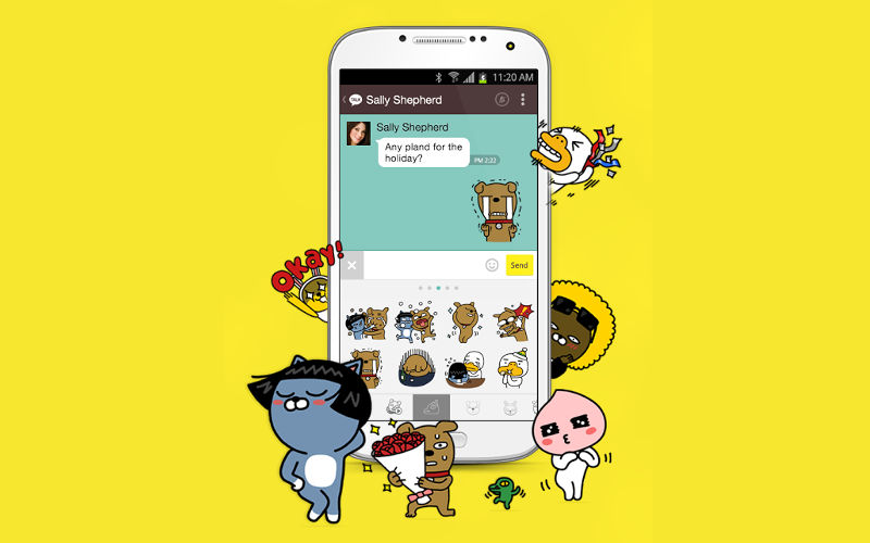 KakaoTalk, KakaoTalk updates, KakaoTalk stickers