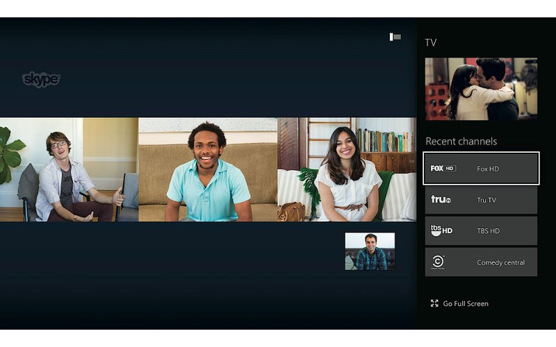 Skype, Xbox One, Xbox One Apps