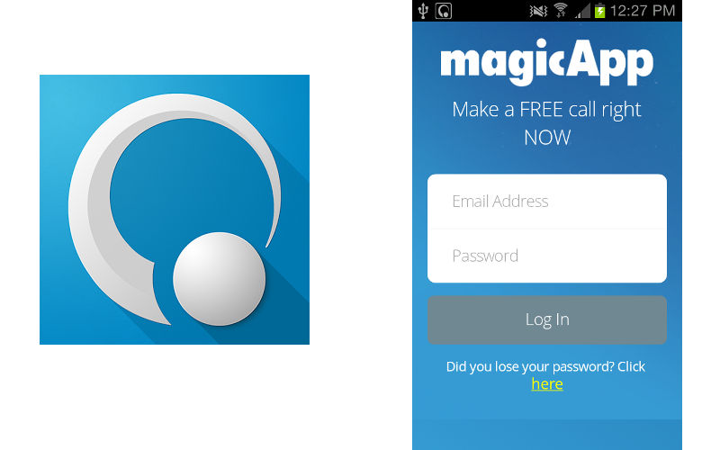magicApp, magicJack mobile app, free calls worldwide
