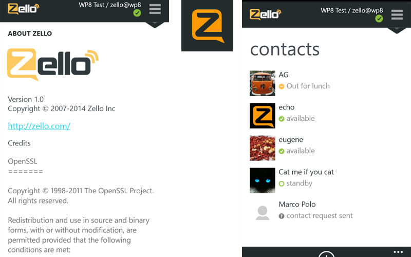 Zello, push to talk, social apps