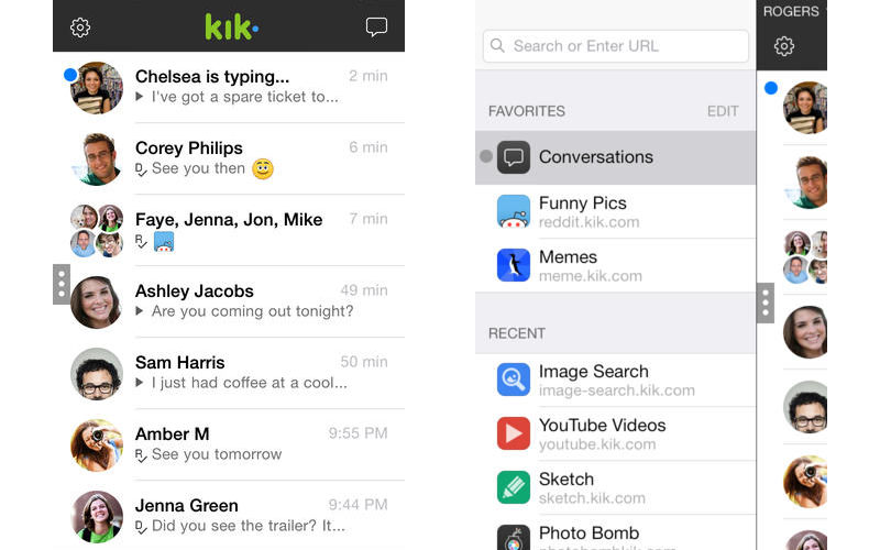 Kik Messenger, messaging apps, chatting app