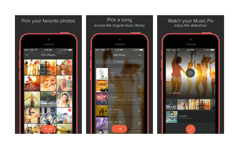 Tango app, Tango Music Pix, Tango features