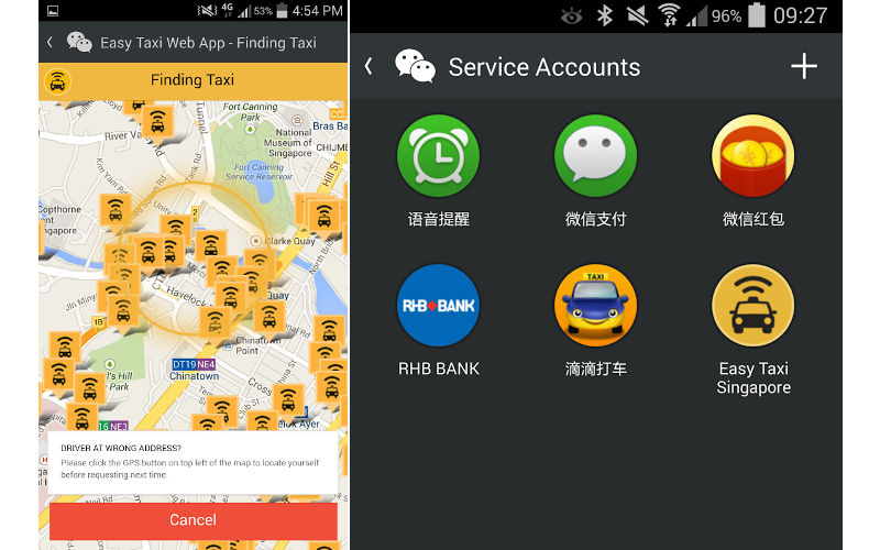 WeChat, app services, Weixin app