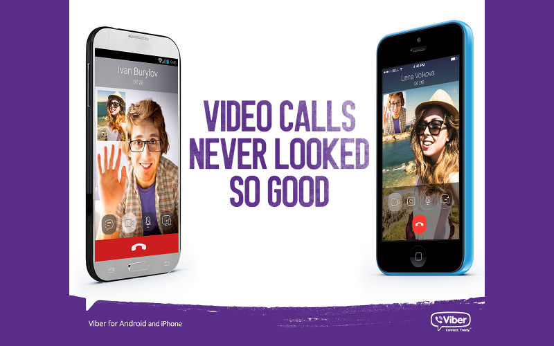 Viber video calls, VoiP video calling, messaging