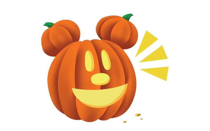 Mickey Mouse Halloween stickers, emoji and emoticons, BBM Sticker Shop items
