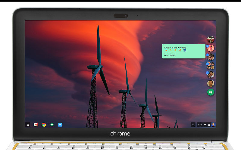 Chrome browser, Chrome OS, Hangouts for Windows