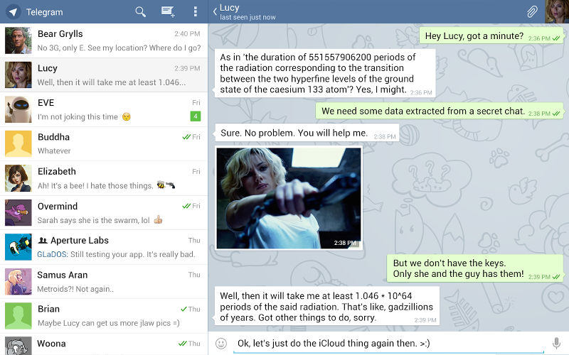 Telegram Messaging App, send free text and picture message, video messaging app