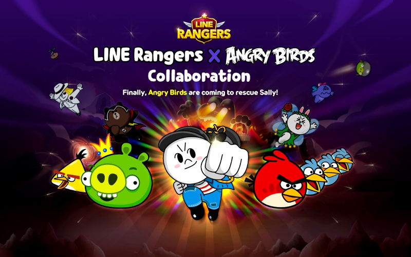 LINE Games, LINE Rangers, Angry Birds