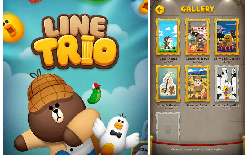 LINE Trio, LINE games, Puzzle gaming