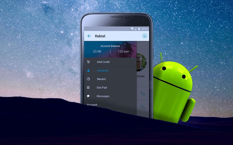 Rebtel for Android, Rebtel calling and messaging, Android apps