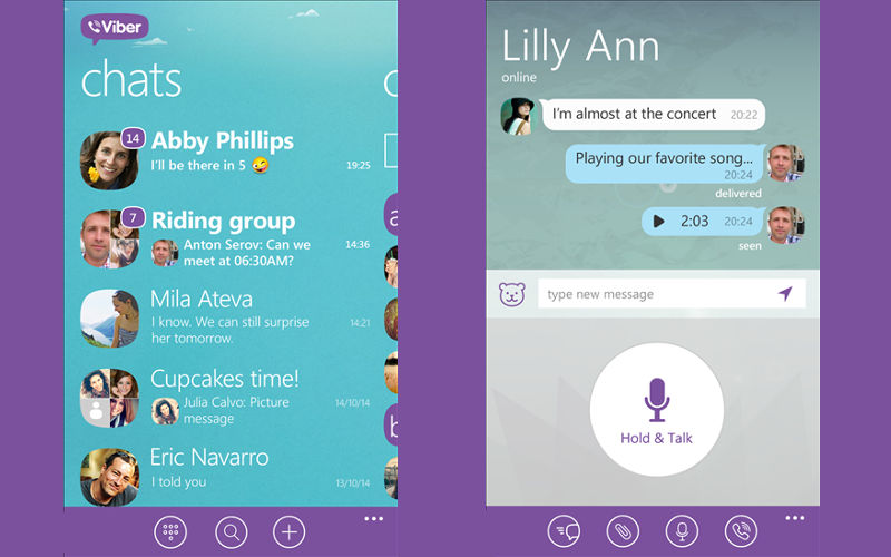 Viber for Windows Phone, mobile VoIP, messaging apps