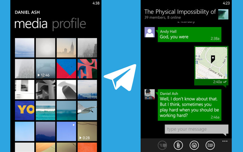 Telegram Messenger, Windows messaging apps, Telegram beta