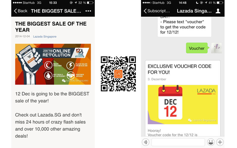 WeChat, Lazada, WeChat app ecommerce