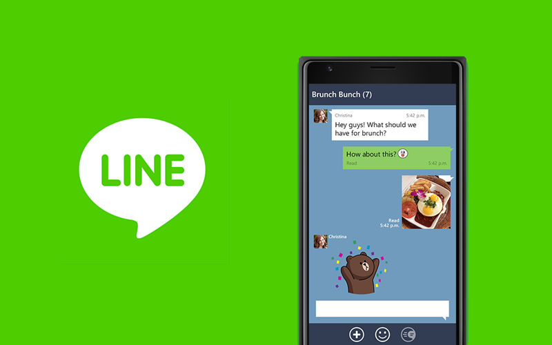 LINE app, LINE voip, LINE video calling software