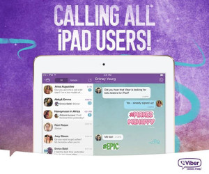 Viber for iPad, Viber VoIP and messaging, Calling and messenger