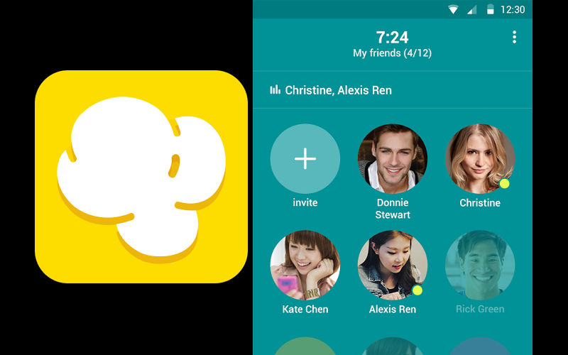 LINE Popcorn Buzz, LINE app, LINE voice conferencing