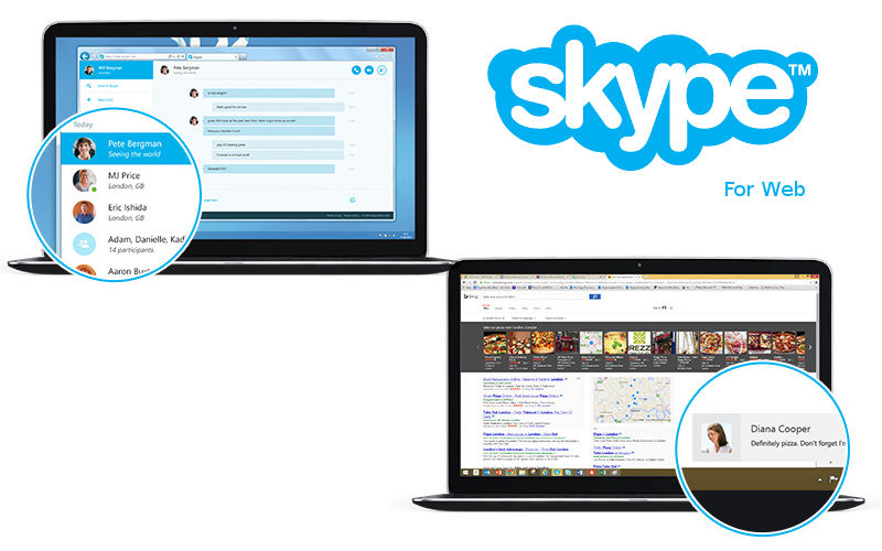 Skype for Web, Skype web app, Skype on PC